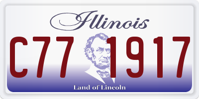 IL license plate C771917
