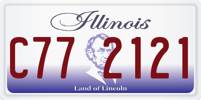 IL license plate C772121