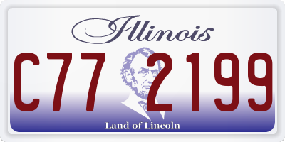 IL license plate C772199