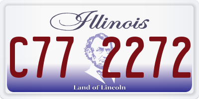IL license plate C772272