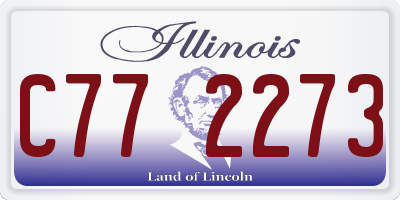 IL license plate C772273