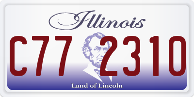 IL license plate C772310