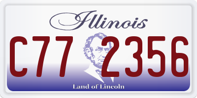 IL license plate C772356