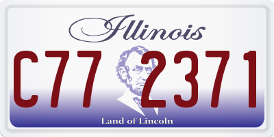 IL license plate C772371