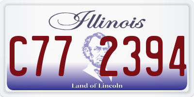 IL license plate C772394