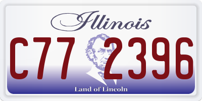 IL license plate C772396