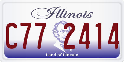 IL license plate C772414
