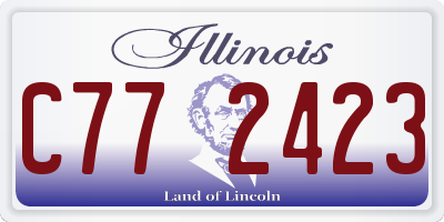 IL license plate C772423