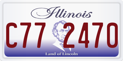 IL license plate C772470