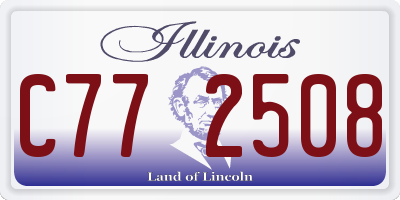 IL license plate C772508