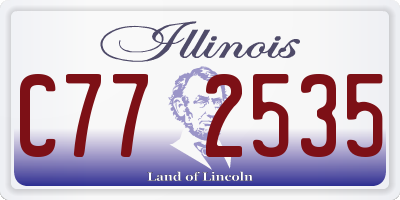 IL license plate C772535