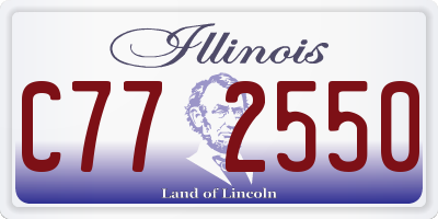 IL license plate C772550