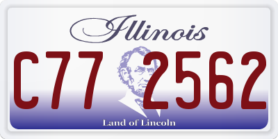 IL license plate C772562
