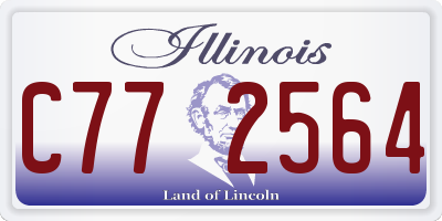 IL license plate C772564