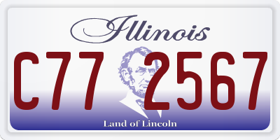 IL license plate C772567