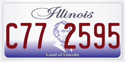 IL license plate C772595