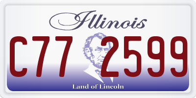 IL license plate C772599