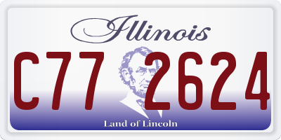 IL license plate C772624
