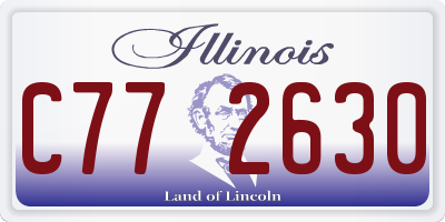 IL license plate C772630