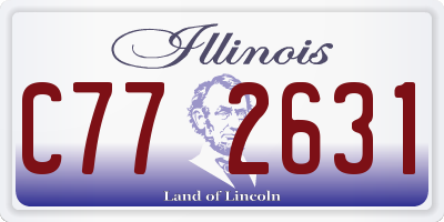 IL license plate C772631