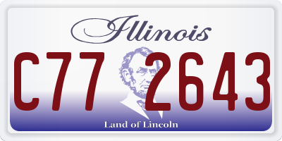IL license plate C772643