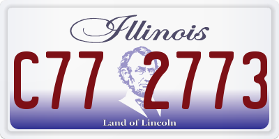 IL license plate C772773