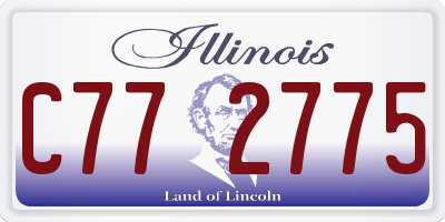 IL license plate C772775