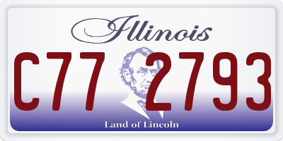 IL license plate C772793