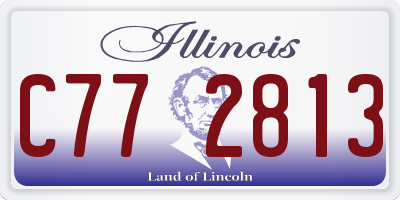 IL license plate C772813