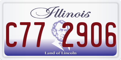 IL license plate C772906