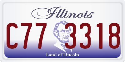 IL license plate C773318