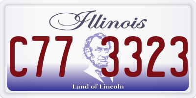 IL license plate C773323