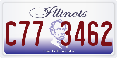 IL license plate C773462