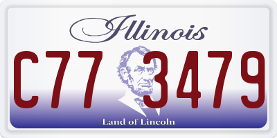 IL license plate C773479
