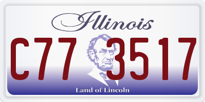 IL license plate C773517