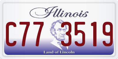 IL license plate C773519