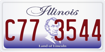 IL license plate C773544