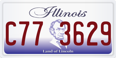 IL license plate C773629