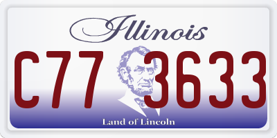 IL license plate C773633