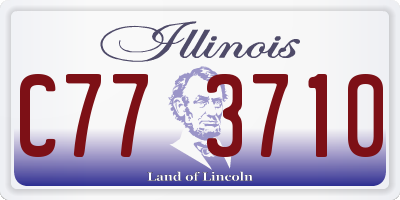 IL license plate C773710