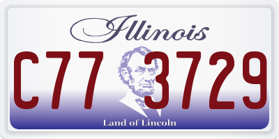 IL license plate C773729