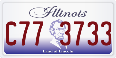IL license plate C773733