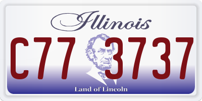 IL license plate C773737