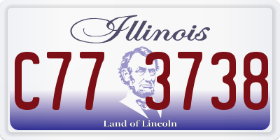 IL license plate C773738