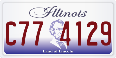 IL license plate C774129