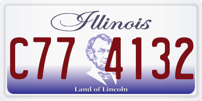 IL license plate C774132