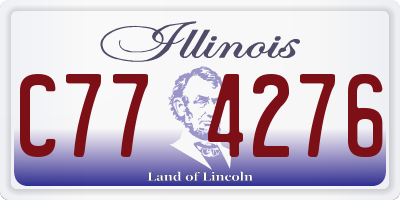 IL license plate C774276