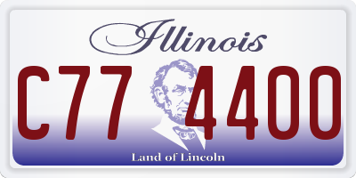 IL license plate C774400