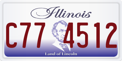 IL license plate C774512
