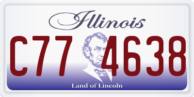 IL license plate C774638